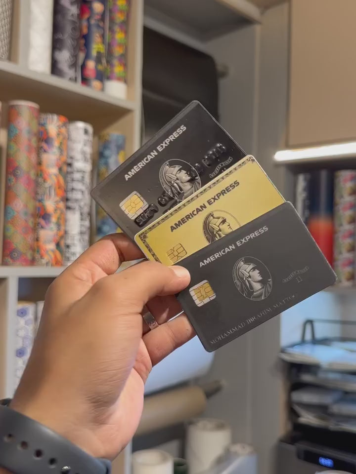Luxury Card Trio – American Express Inspired Card Skin