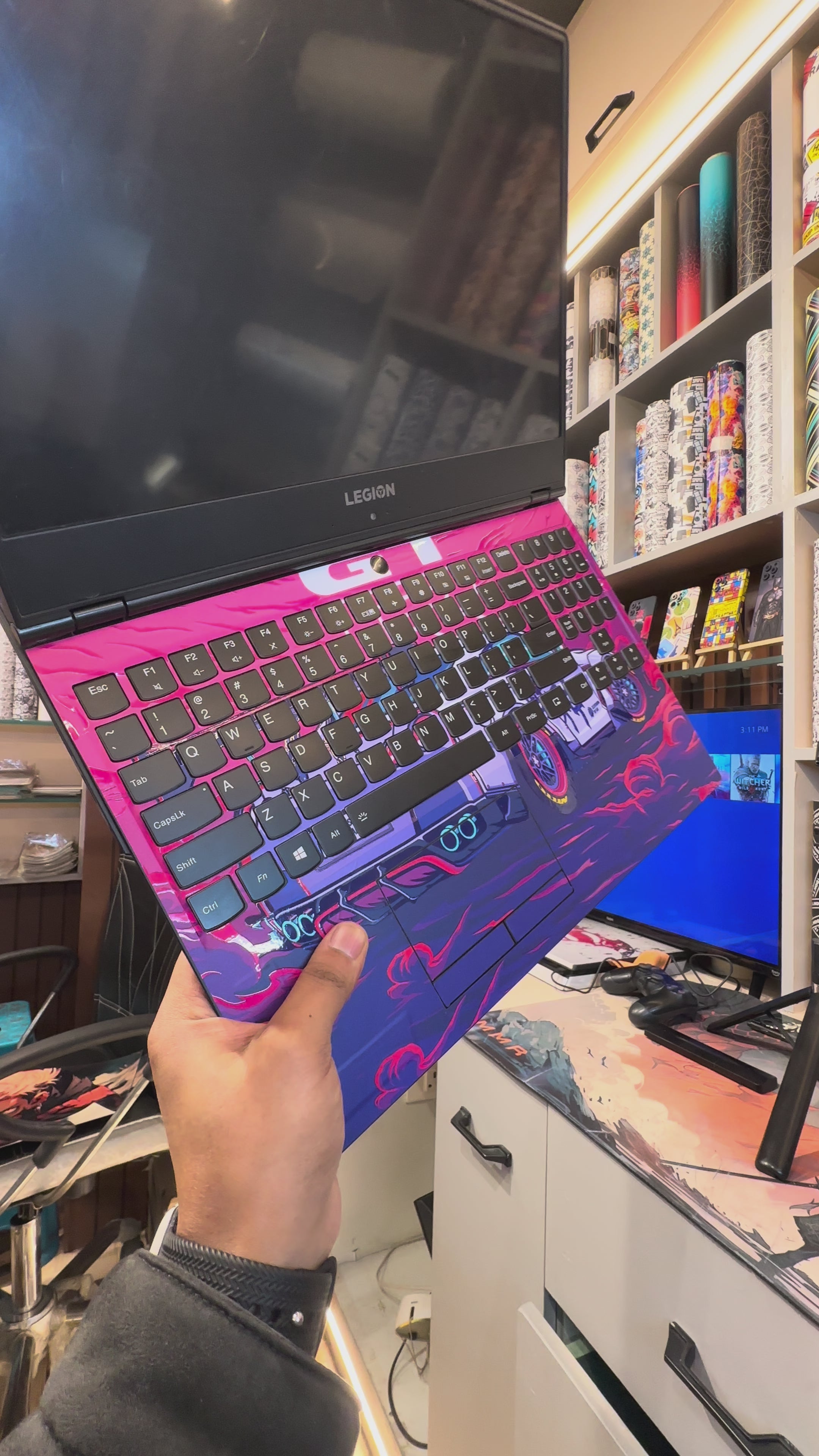 The GTR 3D Laptop Skin