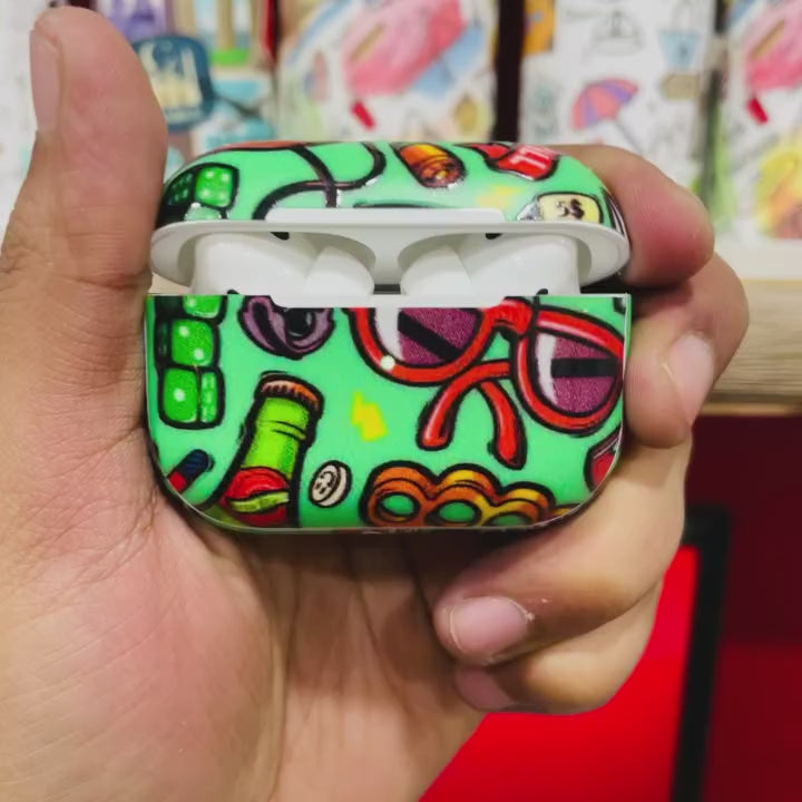 Green Doodle Skin