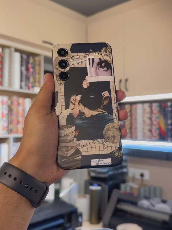 Little Dreamer Collage Mobile Skin