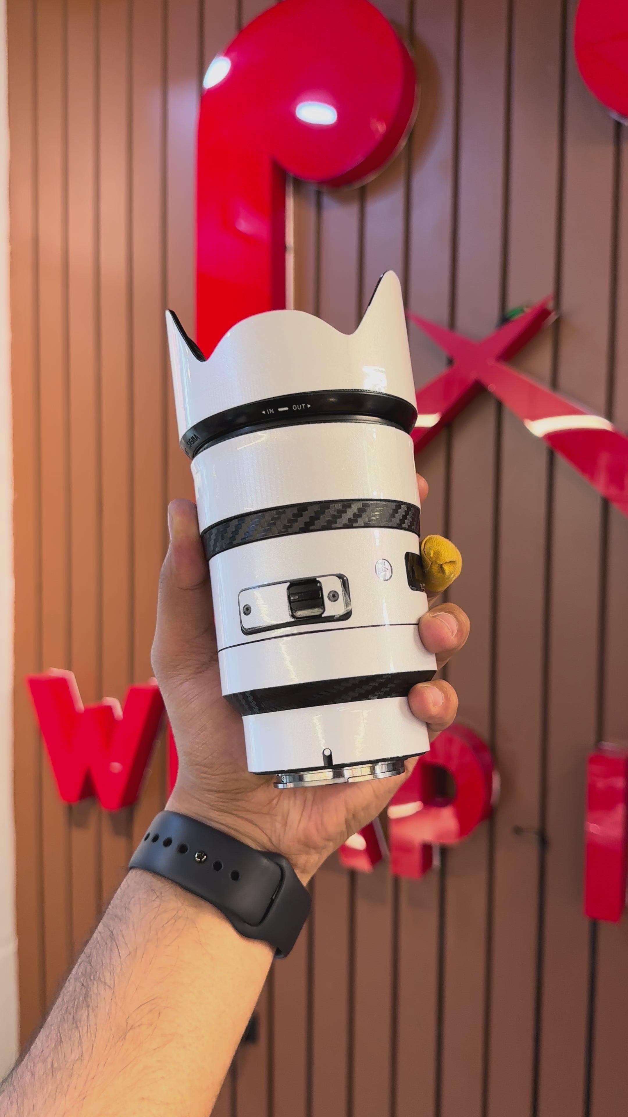 White Marble Camera Skin