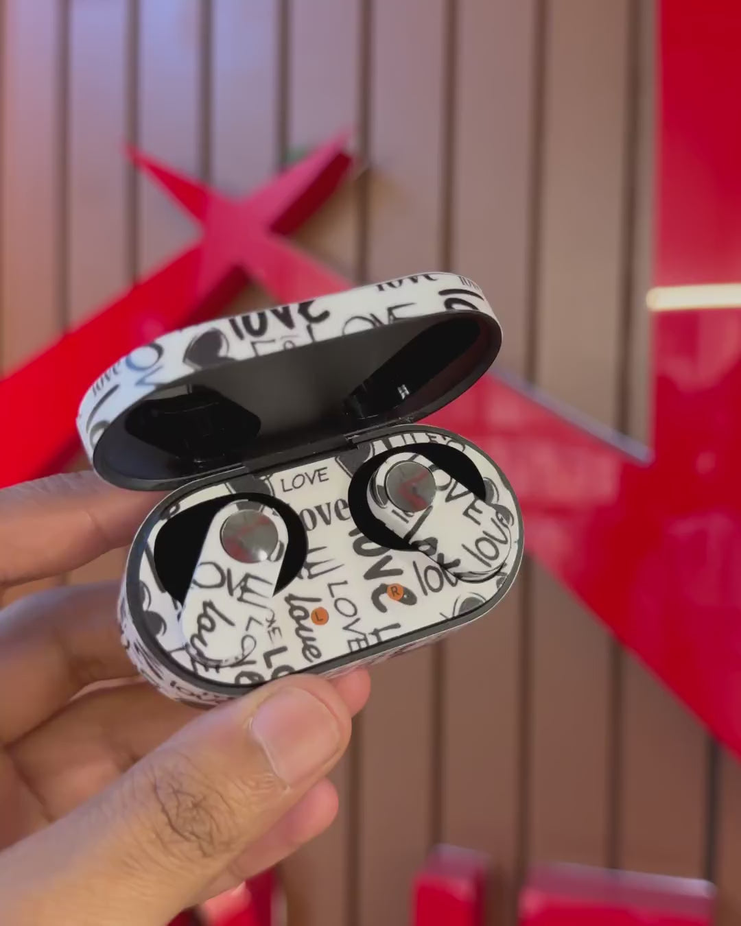 Love Note Graffiti Earbuds Skin