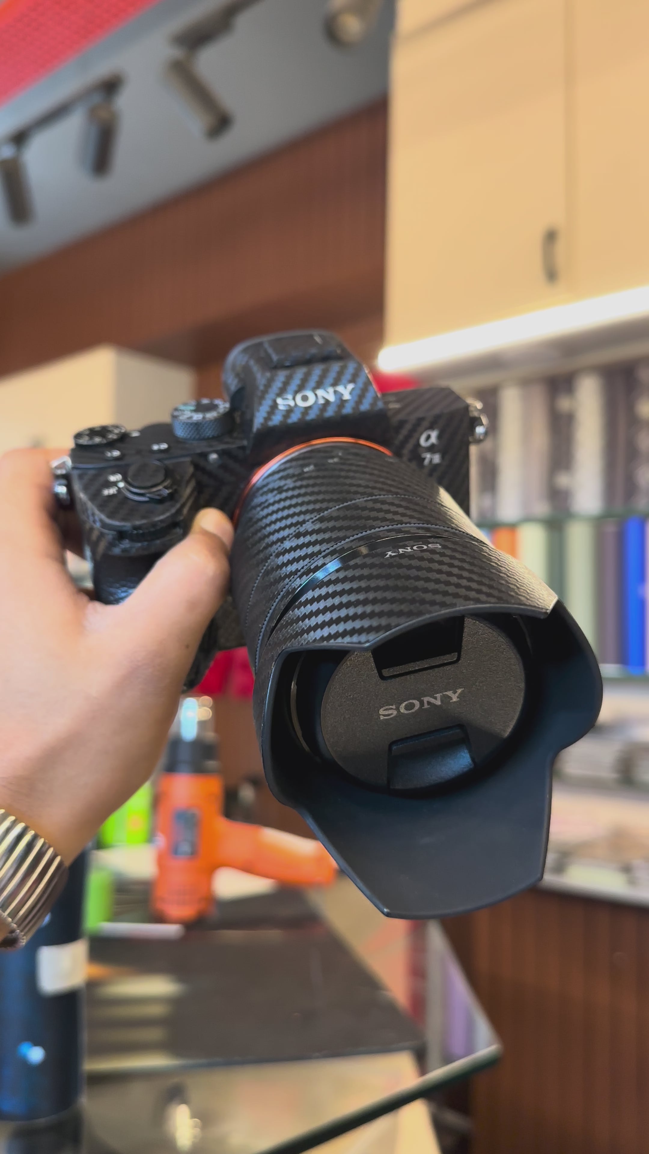 Carbon Fibre Camera Skin