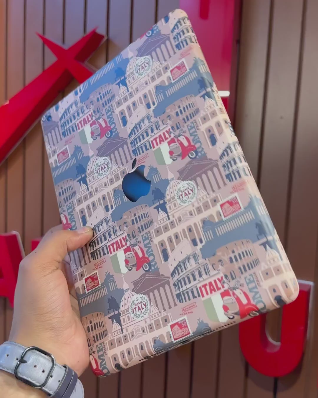 Italy Landmark Collage Tablet Skin