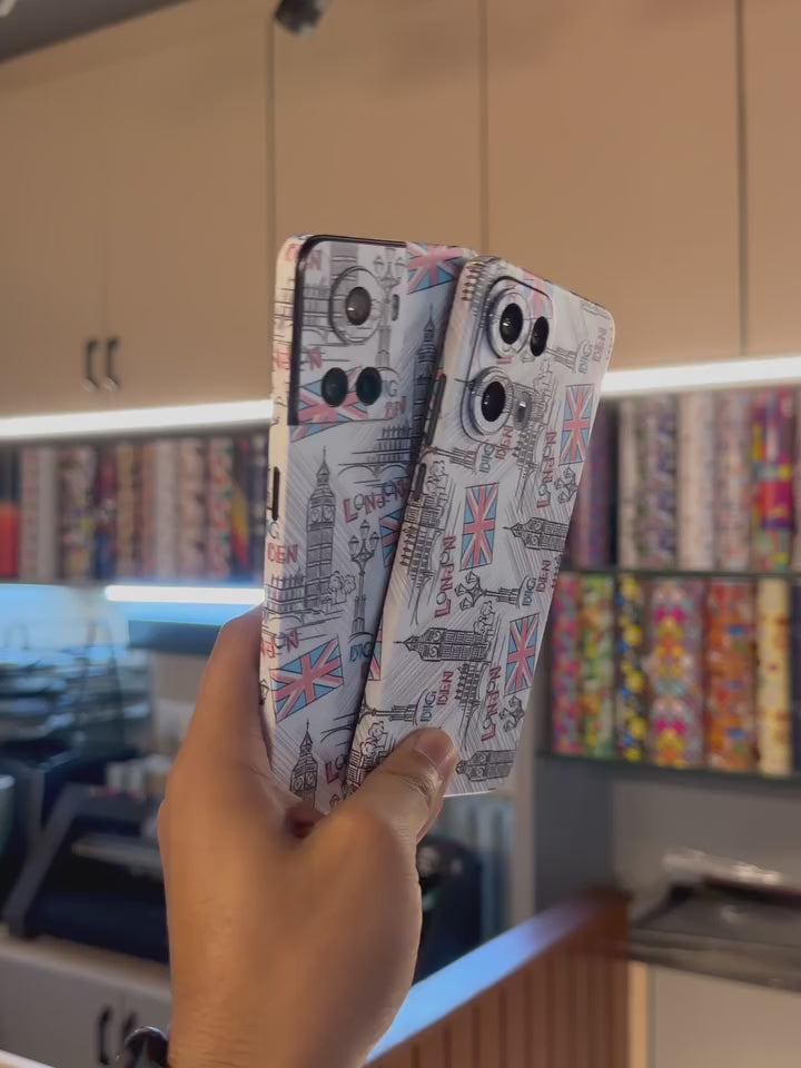 London Calling Doodle Mobile Skin
