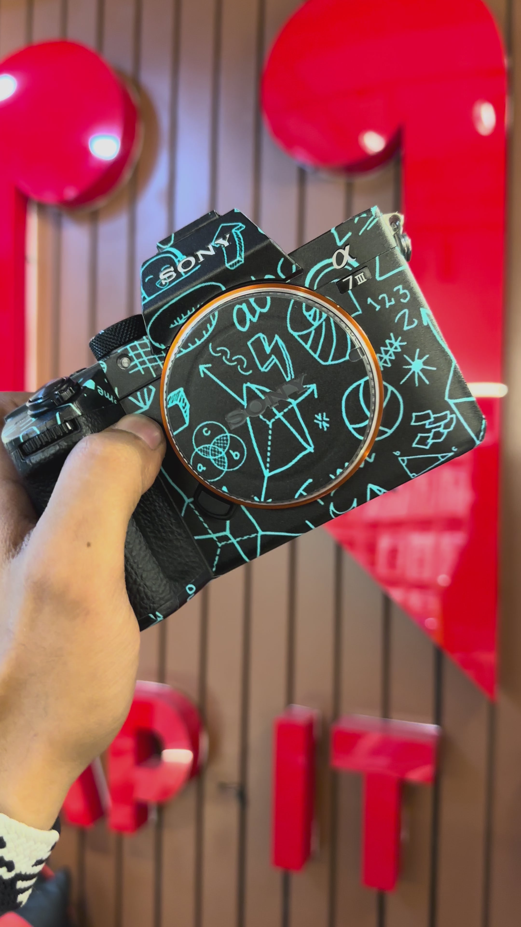 Holographic Prism Camera Skin