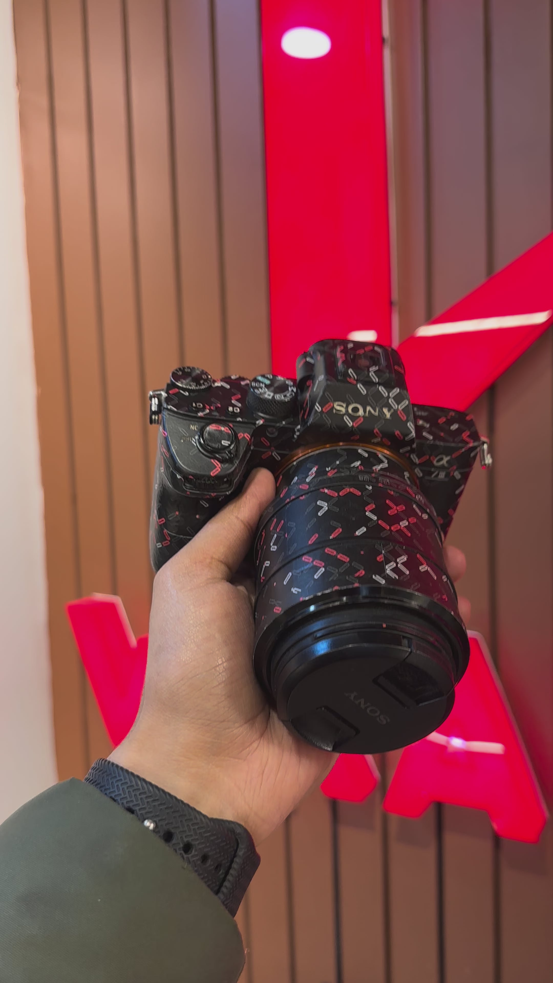 Abstract Pulse Camera Skin