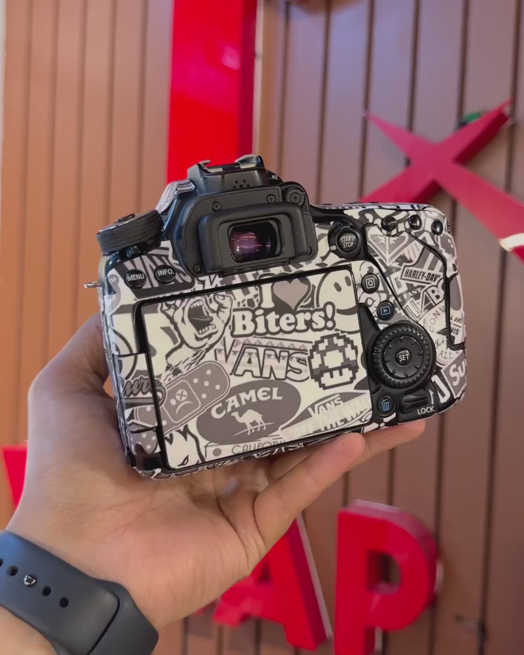 Biters Pop Collage Camera Skin